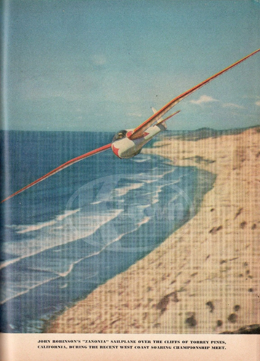 AIR TRAILS ANTIQUE GRAPHIC AVIATION MAGAZINE AIRBUS CUTAWAY AIRPLANE POSTER 1948 - K-townConsignments