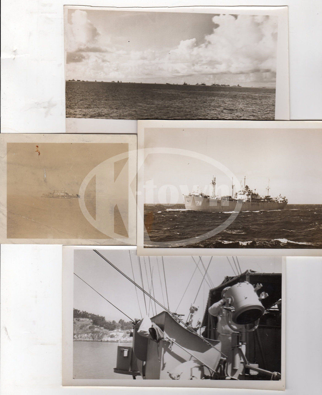 ATOMIC BOMB OPERATION CROSSROADS ORIGINAL WWII BIKINI ATOLL MILITARY PHOTOS LOT - K-townConsignments