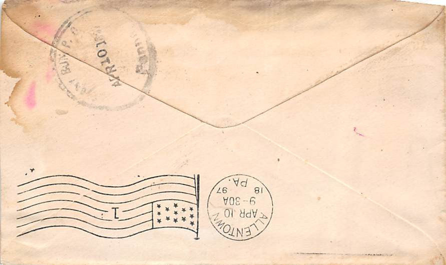 AARON GREENAWALD FARM TOOLS RINGER LEHIGH PA ANTIQUE AUTOGRAPH SIGNED LETTER - K-townConsignments