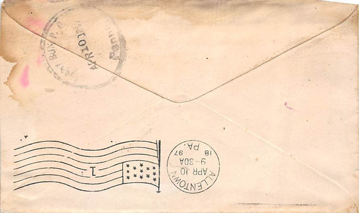 AARON GREENAWALD FARM TOOLS RINGER LEHIGH PA ANTIQUE AUTOGRAPH SIGNED LETTER - K-townConsignments