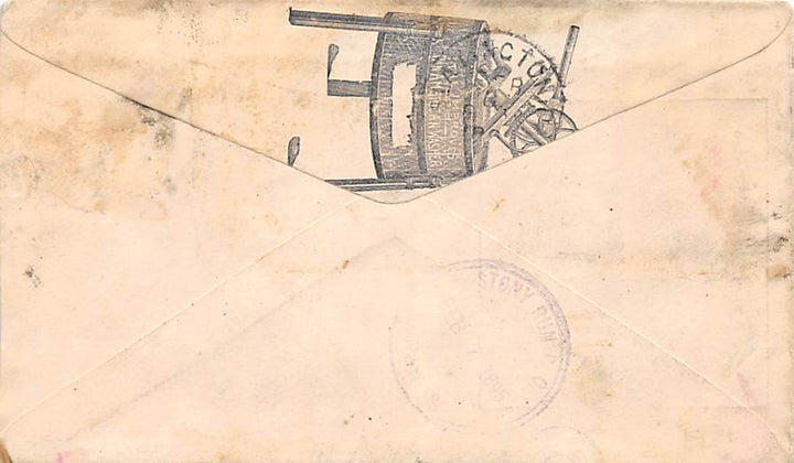 SNYDER WASHING MACHINES SEWING MACHINES ANTIQUE GRAPHIC ADVERTISING LETTER MAIL - K-townConsignments