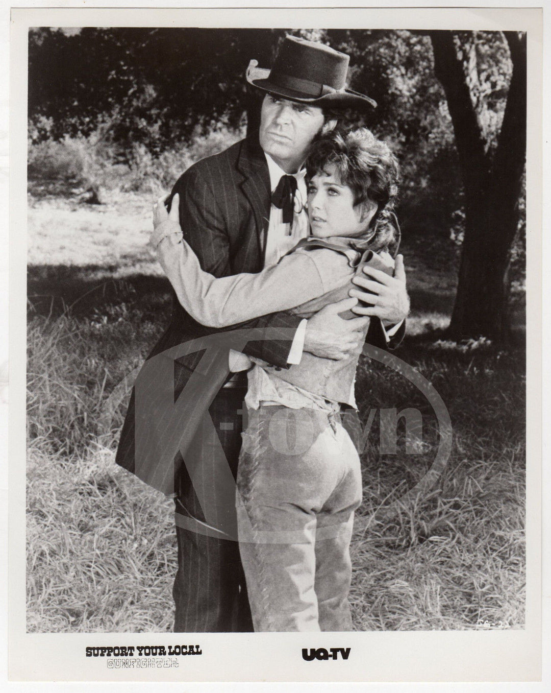 JAMES GARNER ACTOR SUPPORT YOUR LOCAL GUNFIGHTER TV SHOW PROMO PHOTO - K-townConsignments