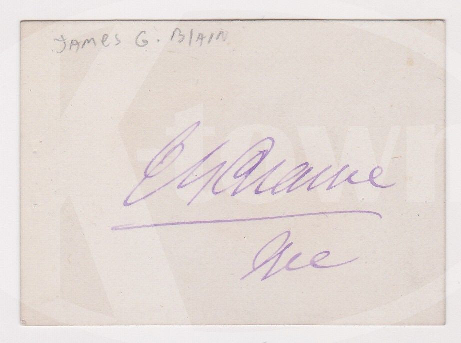 JAMES G. BLAINE CONGRESSMAN AUTOGRAPH SIGNATURE & CABINET CARD PHOTO OF HIS WIFE - K-townConsignments