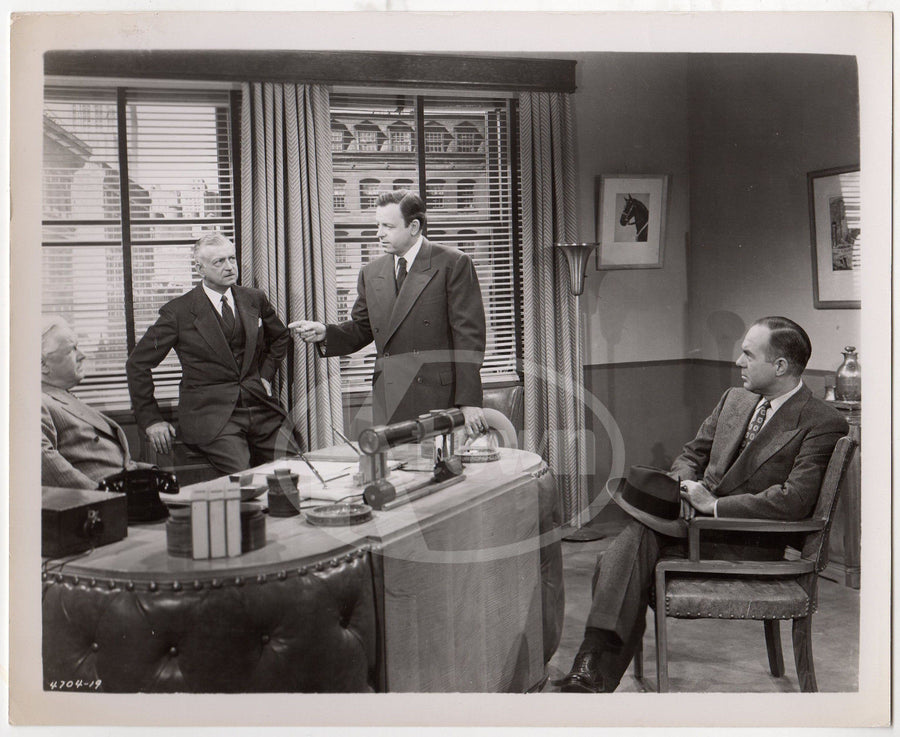 LOUISIANA MOVIE ACTORS OFFICE SCENE VINTAGE MOVIE STILL PHOTOGRAPH - K-townConsignments