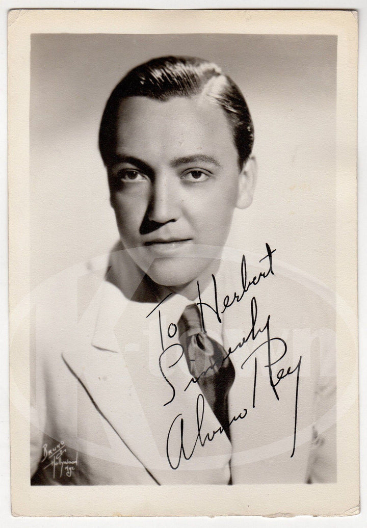 ALVINO REY SWING MUSIC BIG BAND PIONEER VINTAGE STUDIO PROMO PHOTOGRAPH - K-townConsignments