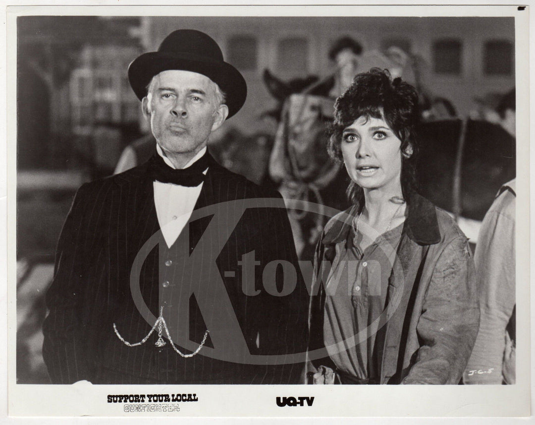 SUPPORT YOUR LOCAL GUNFIGHTER TV SHOW ACTORS VINTAGE STUDIO PROMO PHOTO - K-townConsignments