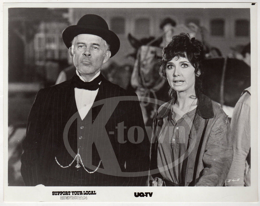 SUPPORT YOUR LOCAL GUNFIGHTER TV SHOW ACTORS VINTAGE STUDIO PROMO PHOTO - K-townConsignments