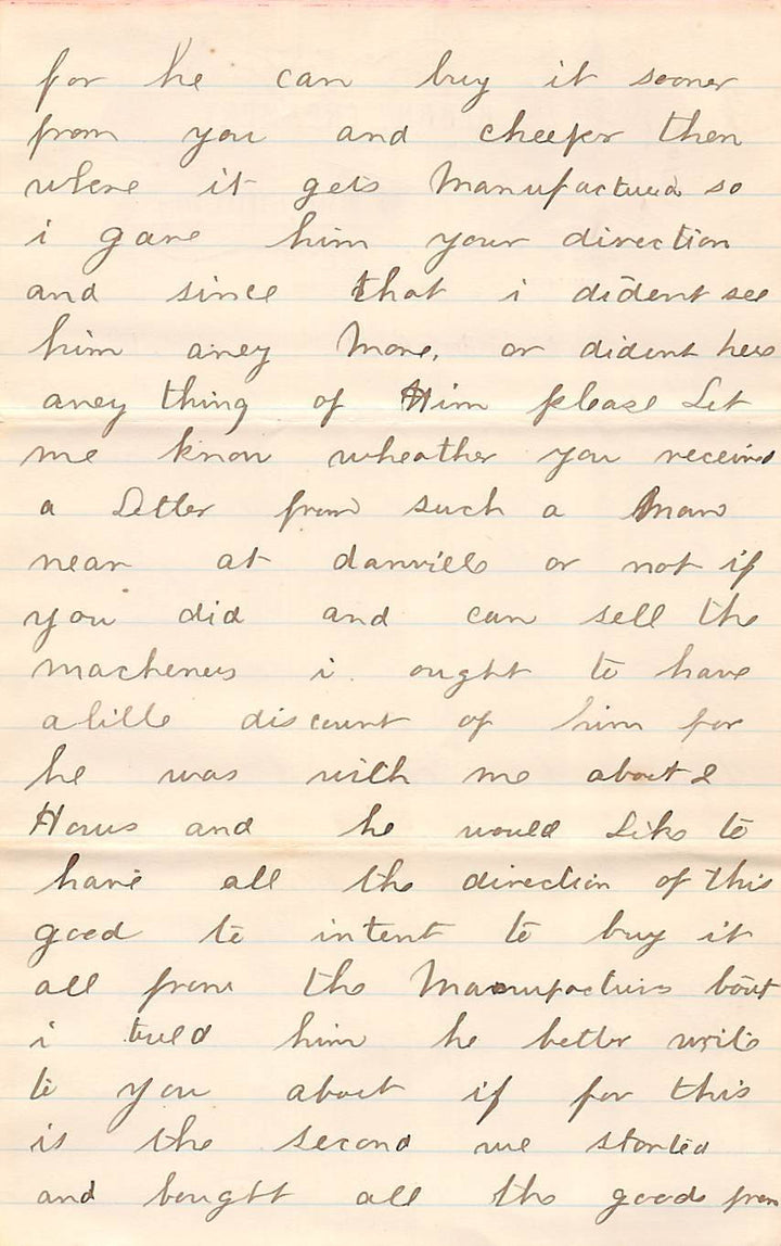 MENGEL CREAMERY ALBANY HAMBURG PA DAIRY FARMING ANTIQUE ADVERTISING LETTER 1894 - K-townConsignments
