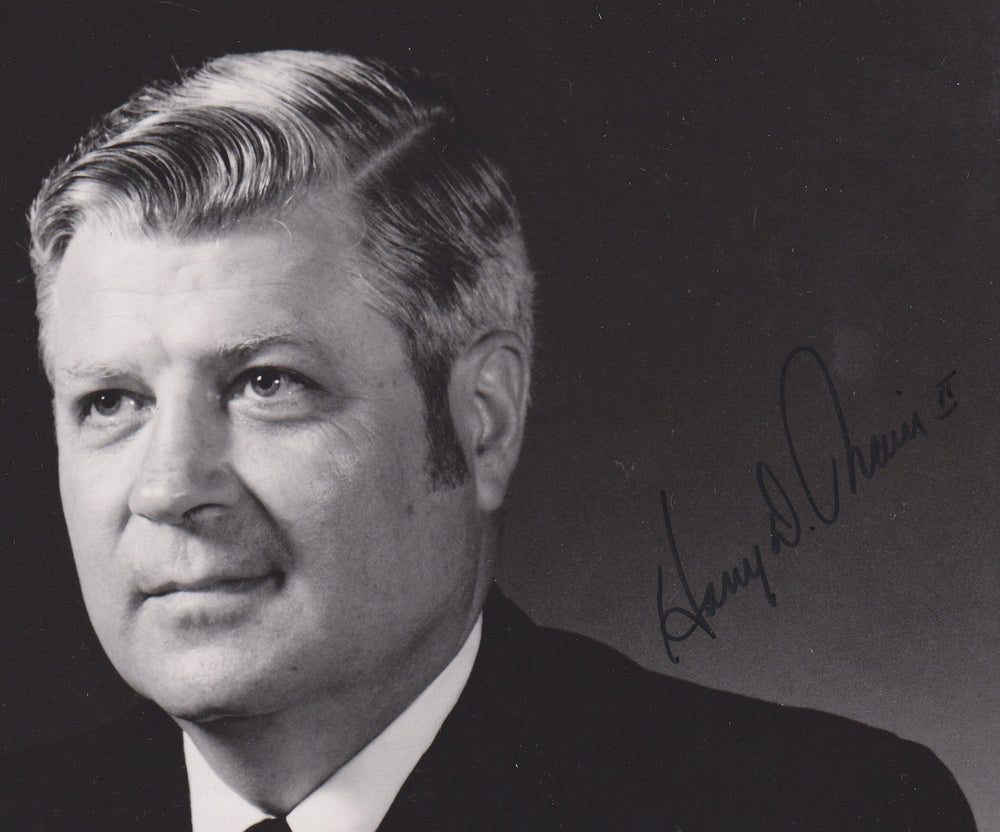 ADMIRAL HARRY TRAIN US NAVY ATLANTIC FLEET AUTOGRAPH SIGNED 8X10 MILITARY PHOTO - K-townConsignments