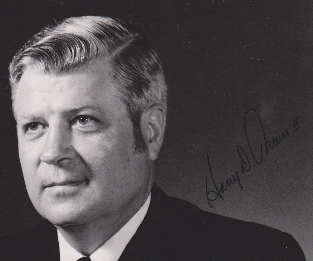 ADMIRAL HARRY TRAIN US NAVY ATLANTIC FLEET AUTOGRAPH SIGNED 8X10 MILITARY PHOTO - K-townConsignments