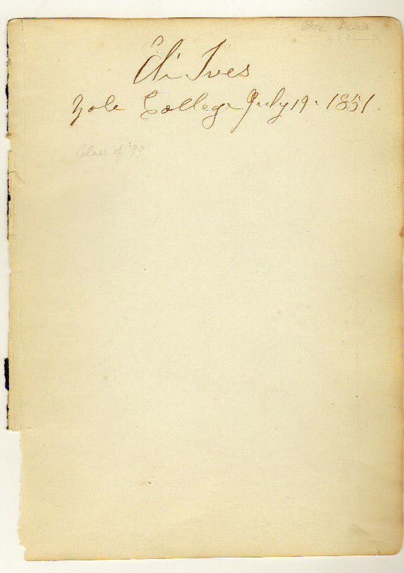 ELI IVES YALE SCHOOL OF MEDICINE FOUNDER NEW HAVEN ANTIQUE AUTOGRAPH SIGNATURE - K-townConsignments