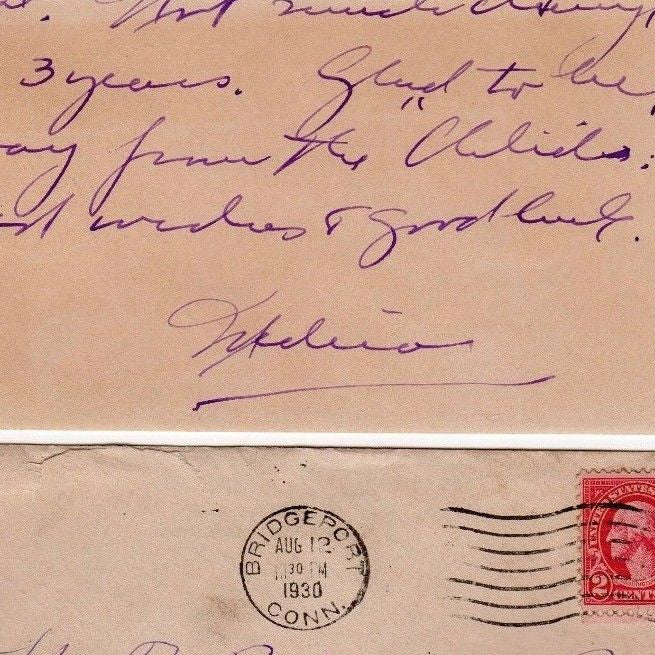 DR. ALFRED KORNBLUT CT WEST VIRGINIA DOCTOR AUTOGRAPH SIGNED NAVY LETTER 1930 - K-townConsignments