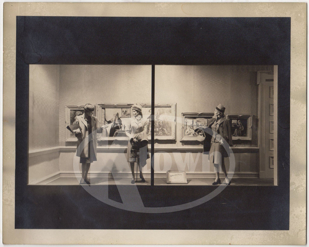1960s WOMENS FASHION CLOTHING VINTAGE MINNEAPOLIS STORE DISPLAY PHOTOGRAPH - K-townConsignments