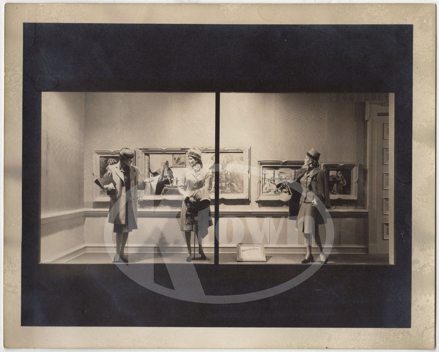 1960s WOMENS FASHION CLOTHING VINTAGE MINNEAPOLIS STORE DISPLAY PHOTOGRAPH - K-townConsignments