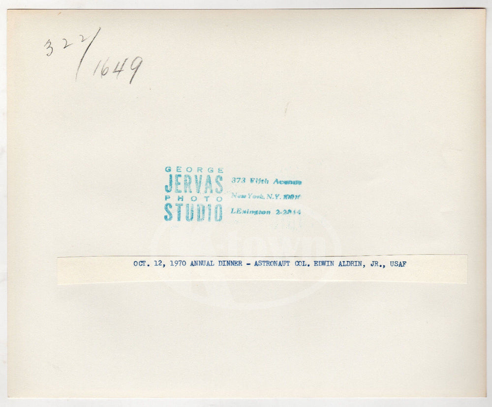 EDWIN BUZZ ALDRIN USAF ASTRONAUT AT MILITARY DINNER VINTAGE NEWS FILE PHOTO 1970 - K-townConsignments