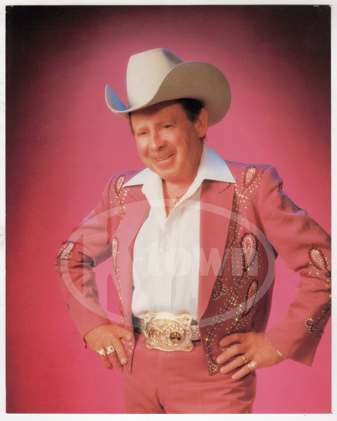JD TENNESSEE COUNTRY WESTERN MUSIC SINGER VINTAGE STUDIO PROMO PHOTO PRINT - K-townConsignments