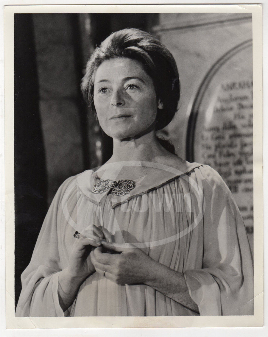 SIOBHAN MCKENNA HALL OF KINGS ACTRESS VINTAGE NEWS PRESS PHOTOGRAPH 1967 - K-townConsignments