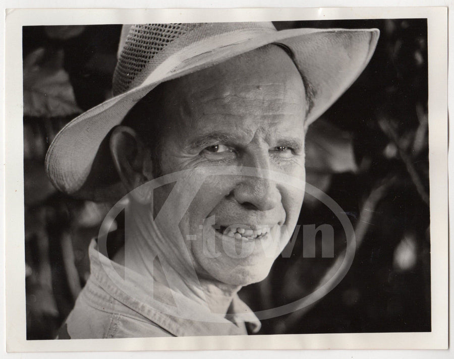 HUME CRONYN TV MOVIE ACTOR SIDEWAYS STARE VINTAGE STUDIO PROMO PHOTO - K-townConsignments