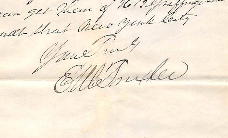 E. W. TREXLER LUMBER COMPANY ALLENTOWN PA ANTIQUE AUTOGRAPH SIGNED ADVERTISING - K-townConsignments