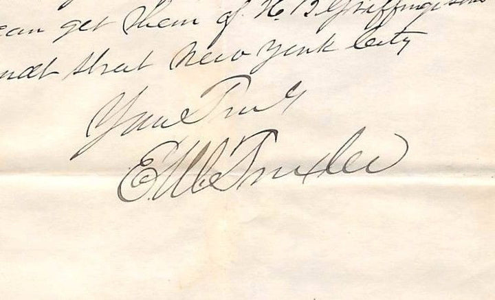 E. W. TREXLER LUMBER COMPANY ALLENTOWN PA ANTIQUE AUTOGRAPH SIGNED ADVERTISING - K-townConsignments