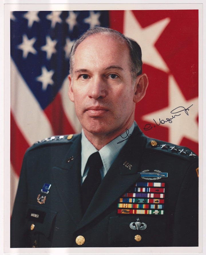 WILLIAM KNOWHON 4 STAR GENERAL WEST POINT ORIGINAL AUTOGRAPH SIGNED PHOTOGRAPH - K-townConsignments