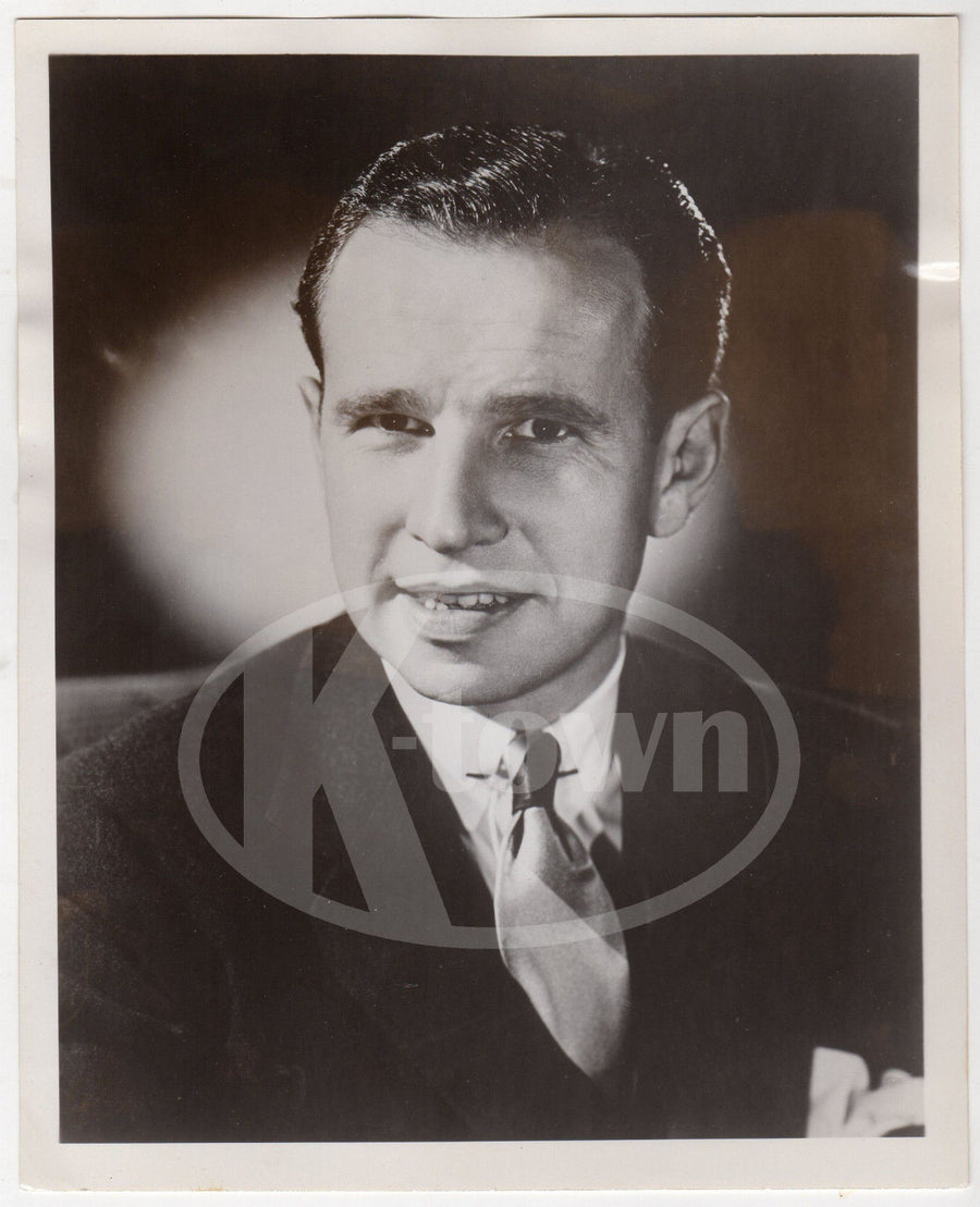 HUME CRONYN TV MOVIE ACTOR HEADSHOT VINTAGE STUDIO PROMO PHOTOGRAPH - K-townConsignments
