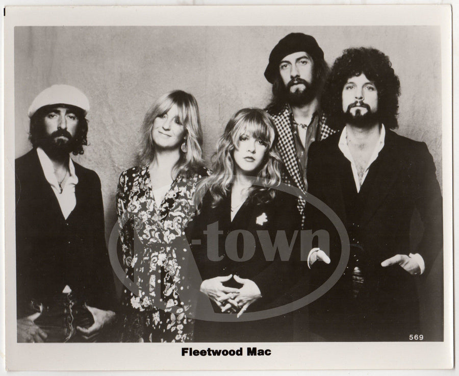 FLEETWOOD MAC STEVIE NICKS FOLK MUSIC BAND ORIGINAL VINTAGE STUDIO PROMO PHOTO - K-townConsignments