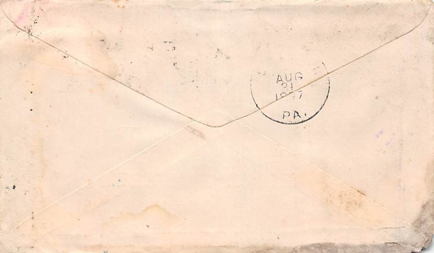 BERKS ALLENTOWN KEMPTON PA ANTIQUE ADVERTISING STAMPED POSTAL COVER 1897 - K-townConsignments