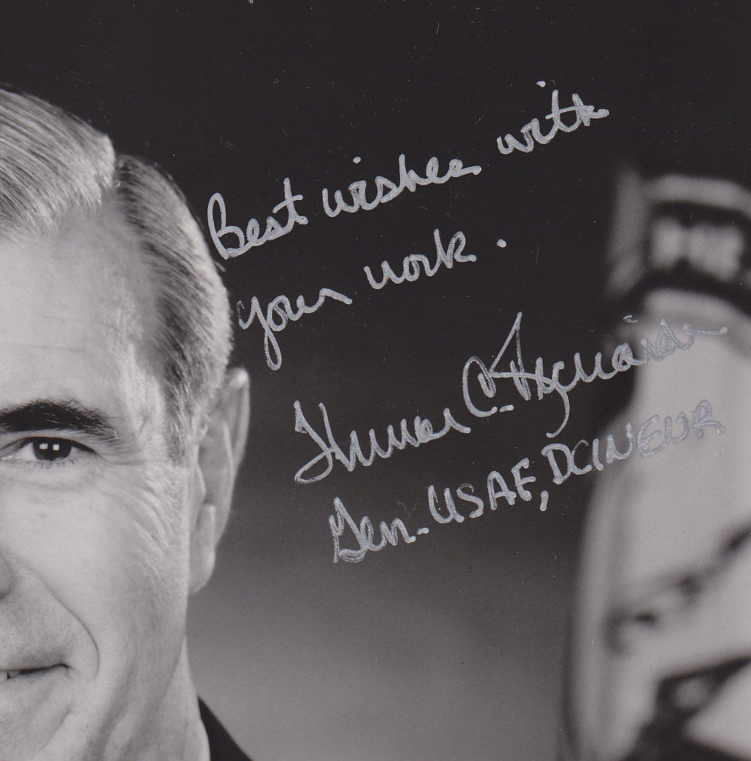 THOMAS RICHARD AIR FORCE 4 STAR GENERAL ORIGINAL AUTOGRAPH SIGNED MILITARY PHOTO - K-townConsignments