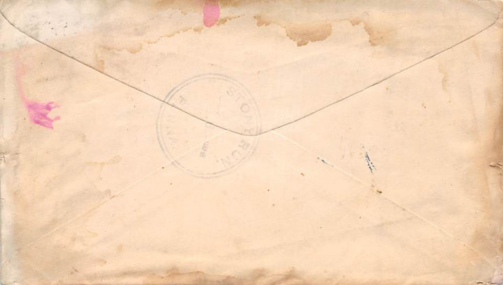 WILLIAM FESTERMACHER DEIBERTSVILLE PA ANTIQUE AUTOGRAPH SIGNED LETTER & POSTAGE - K-townConsignments