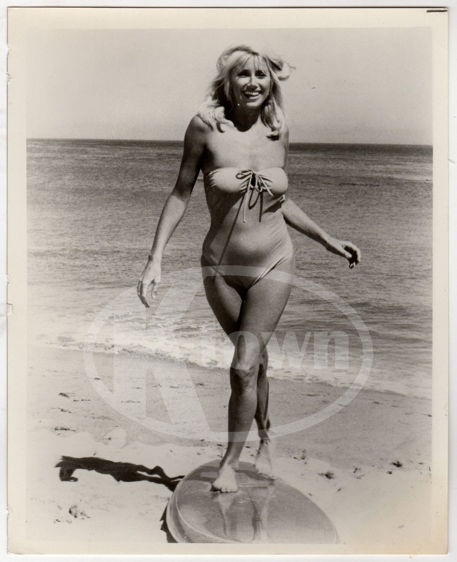 SUSAN SOMERS BEACH SWIMSUIT FASHIONS TV MOVIE ACTRESS VINTAGE STUDIO PROMO PHOTO - K-townConsignments