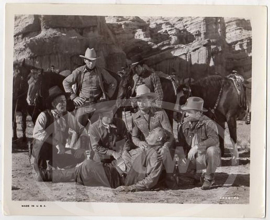 DON'T DIE PA UNIDENTIFIED COWBOY WESTERN MOVIE ACTORS VINTAGE MOVIE STILL PHOTO - K-townConsignments