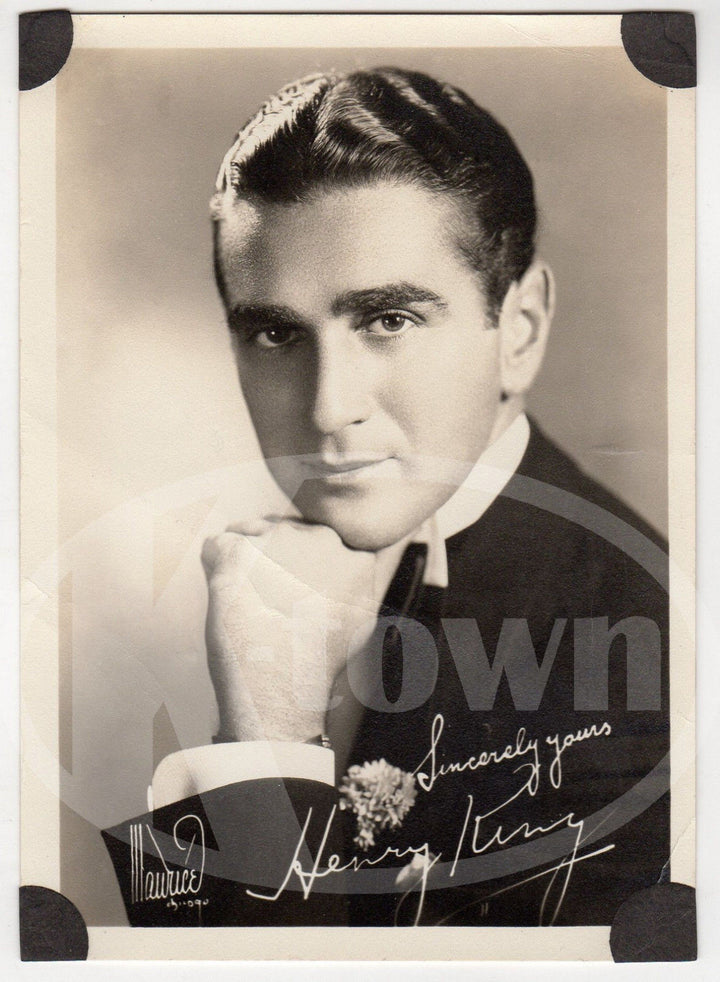 HENRY KING BIG BAND MUSICISN VINTAGE STUDIO PROMO PHOTOGRAPH - K-townConsignments