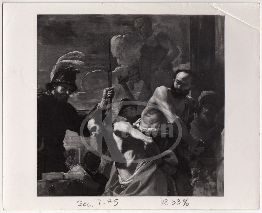 DECOLLATION OF ST. PAUL OIL PAINTING BY MATTIA PRETI VINTAGE MSUEUM GALLERY PHOT - K-townConsignments