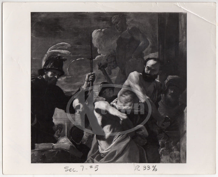 DECOLLATION OF ST. PAUL OIL PAINTING BY MATTIA PRETI VINTAGE MSUEUM GALLERY PHOT - K-townConsignments