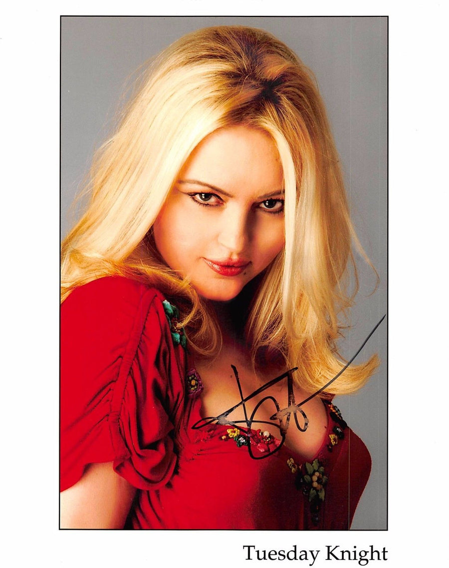 TUESDAY KNIGHT NIGHTMARE ON ELM STREET HORROR MOVIE ACTRESS AUTOGRAPHED PHOTO - K-townConsignments