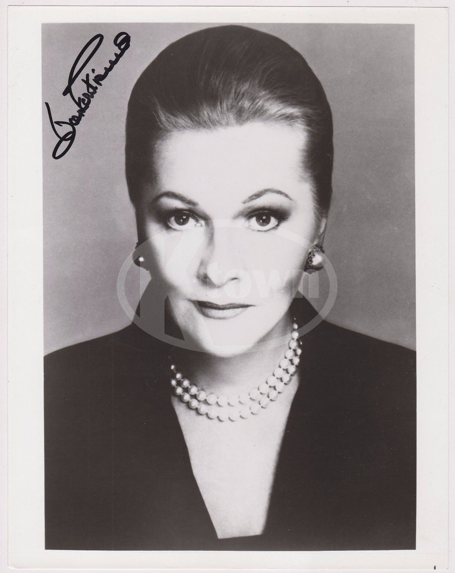 JOAN FONTAINE HITCHCOCK MOVIE ACTRESS VINTAGE AUTOGRAPH SIGNED PROMO PHOTO - K-townConsignments