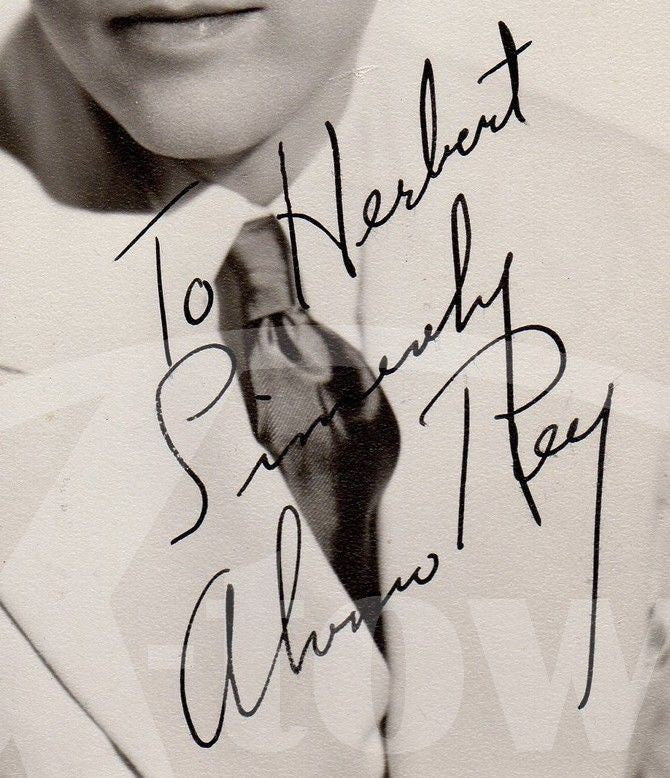 ALVINO REY SWING MUSIC BIG BAND PIONEER VINTAGE STUDIO PROMO PHOTOGRAPH - K-townConsignments