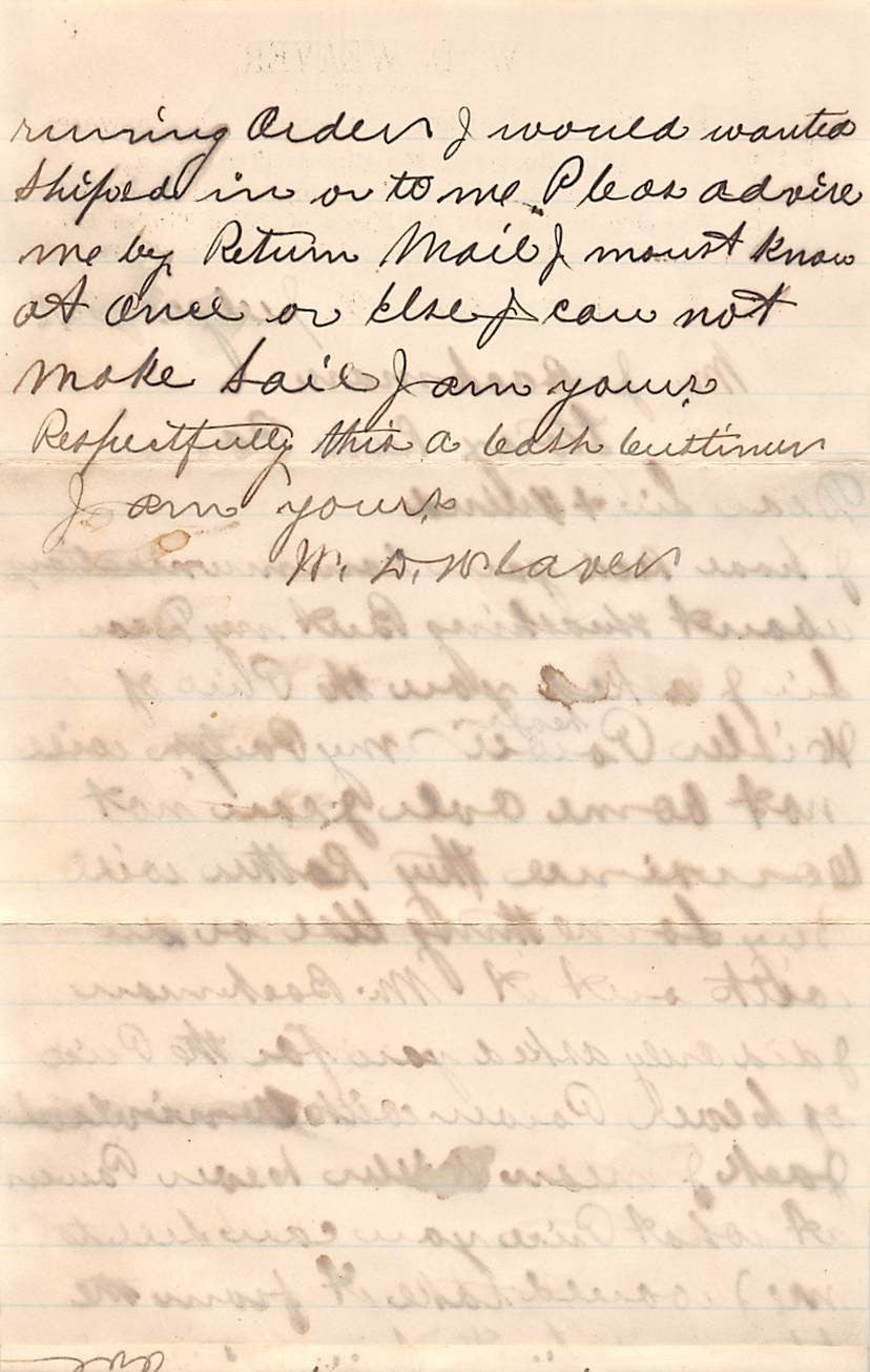 WEAVER'S DRY GOODS GROCERY HARDWARE STORE ANDREAS PA ANTIQUE SIGNED ADVERTISING - K-townConsignments