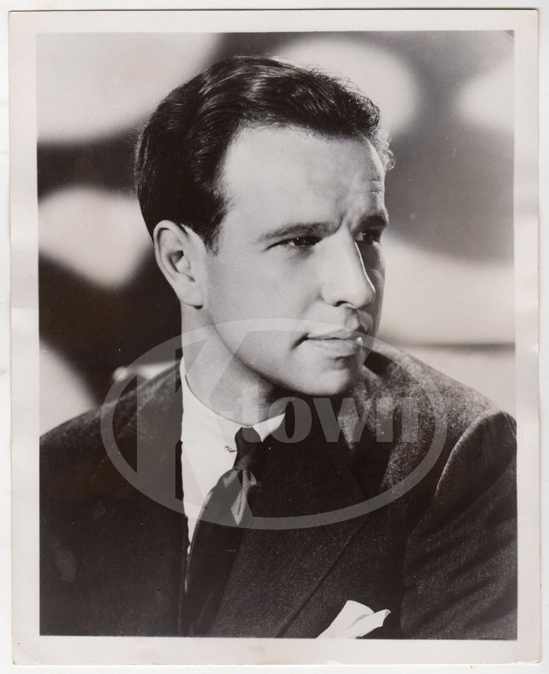 HUME CRONYN TV MOVIE ACTOR VINTAGE STUDIO HEADSHOT PROMO PHOTOGRAPH - K-townConsignments
