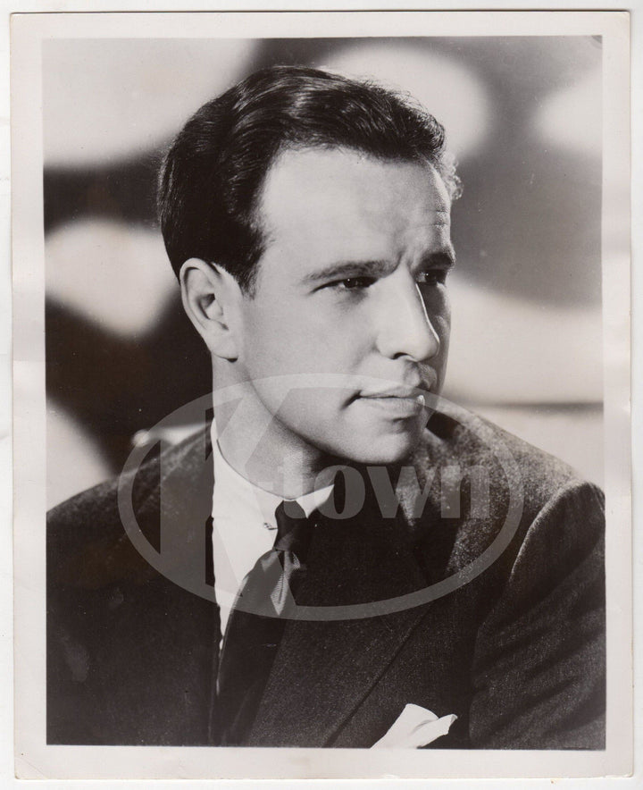 HUME CRONYN TV MOVIE ACTOR VINTAGE STUDIO HEADSHOT PROMO PHOTOGRAPH - K-townConsignments
