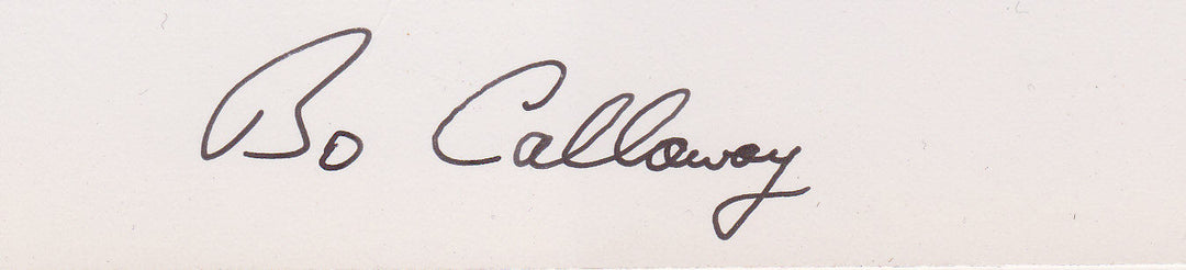 BO CALLOWAY US SECRETARY OF THE NAVY ORIGINAL AUTOGRAPH SIGNED PHOTOGRAPH - K-townConsignments