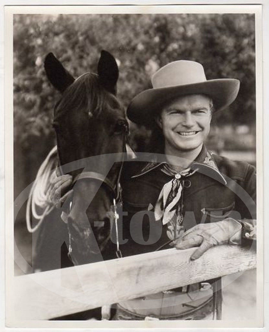 YOUNG HAPALONG CASSIDY COWBOY TV ACTOR VINTAGE WESTERN MOVIE STILL PHOTO - K-townConsignments