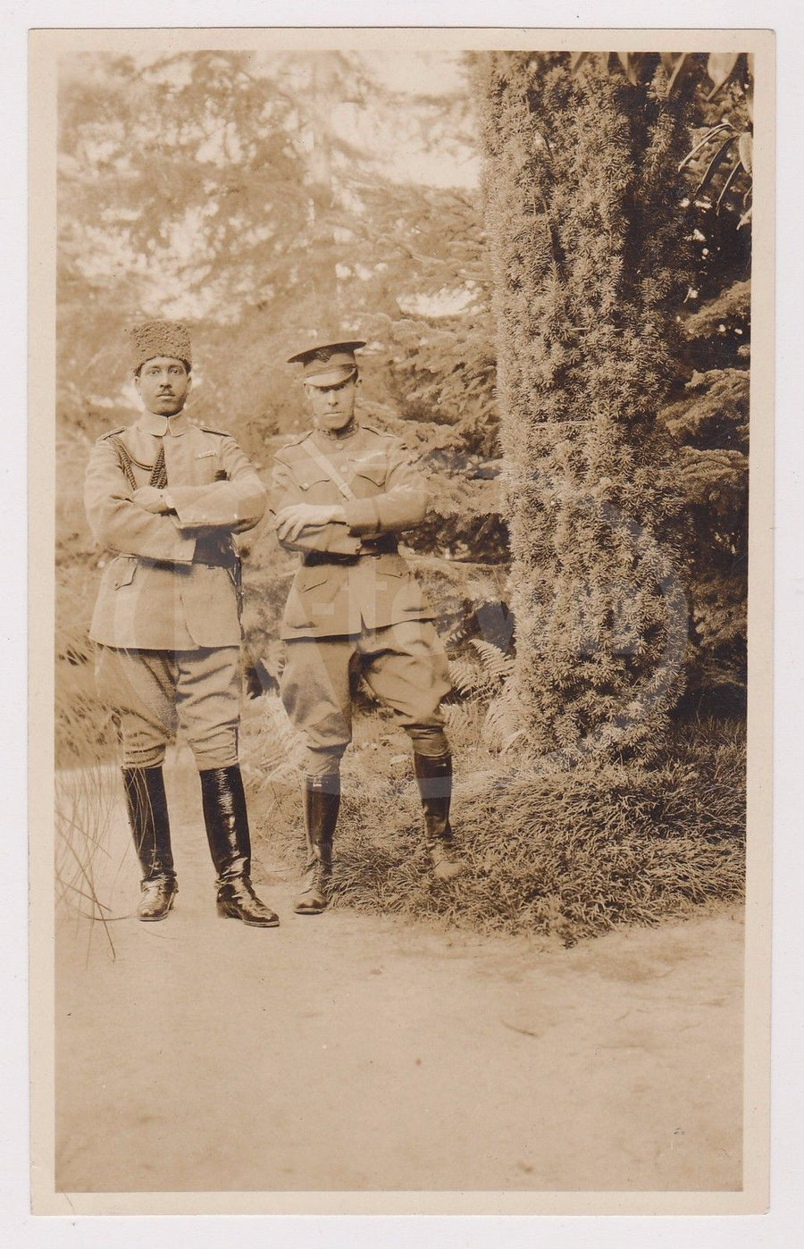 WWI GERMAN & ETHNIC MILITARY MEN IN UNIFORM VINTAGE MILITARY SNAPSHOT PHOTO - K-townConsignments