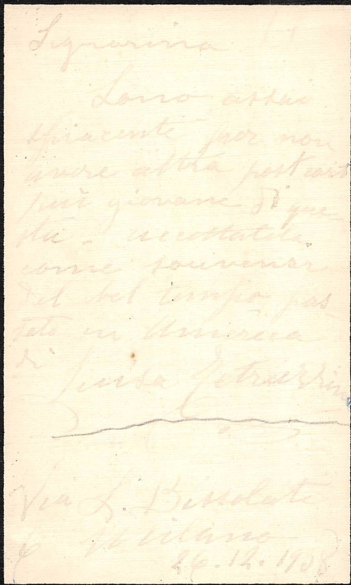 LUISA TETRAZZINI WORLDS GREATEST OPERA SOPRANO SINGER AUTOGRAPH SIGNED NOTE 1938 - K-townConsignments