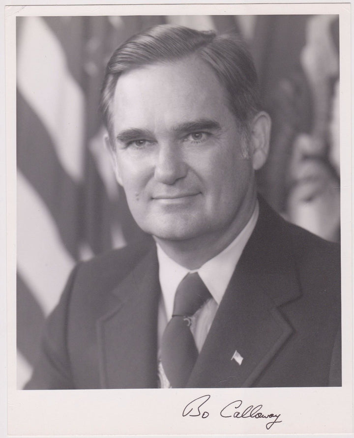 BO CALLOWAY US SECRETARY OF THE NAVY ORIGINAL AUTOGRAPH SIGNED PHOTOGRAPH - K-townConsignments