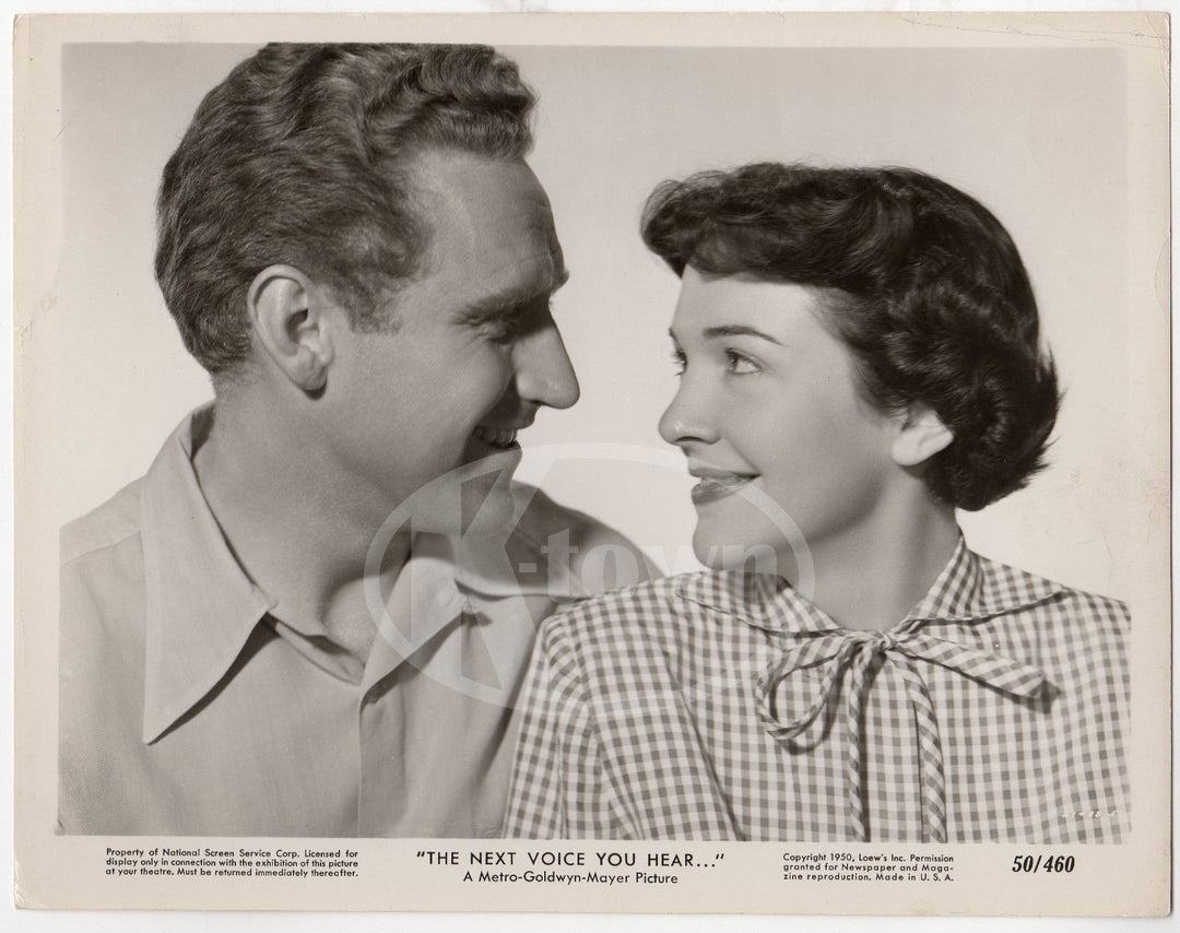 THE NEXT VOICE YOU HEAR ROMANCE MOVIE ACTORS VINTAGE MGM MOVIE STUDIO PHOTOGRAPH - K-townConsignments
