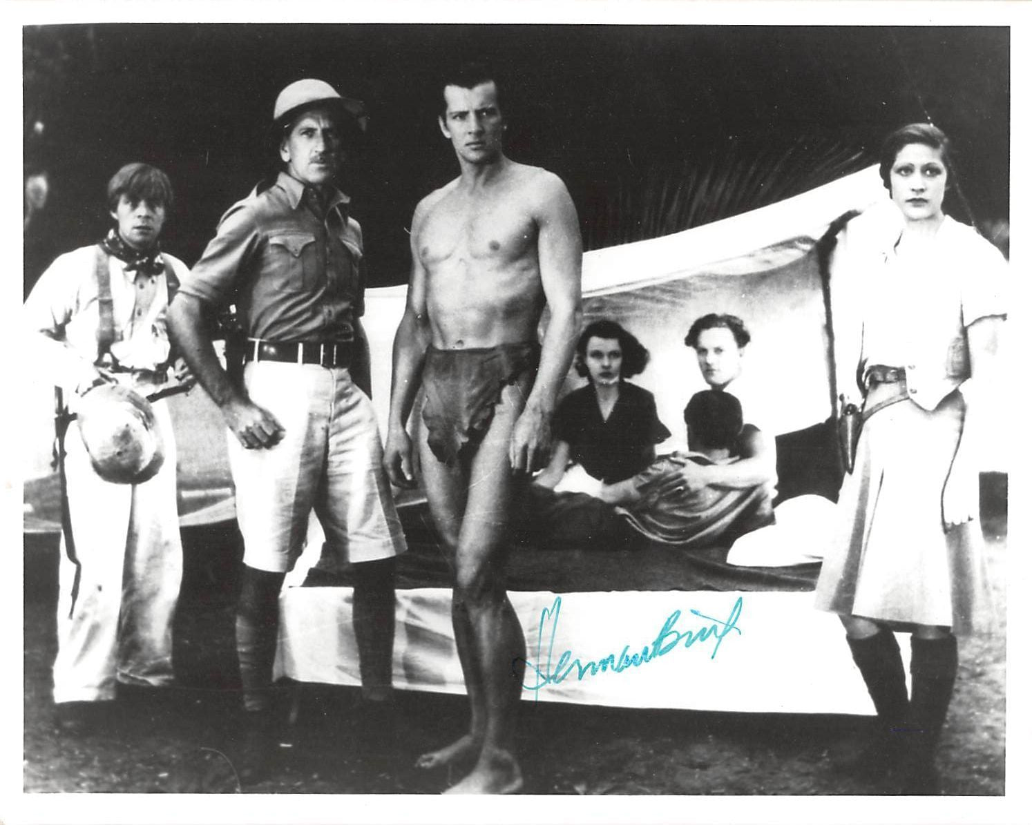 HERMAN BRIX OLYMPIAN & MOVIE ACTOR VINTAGE AUTOGRAPH SIGNED MOVIE PHOT ...