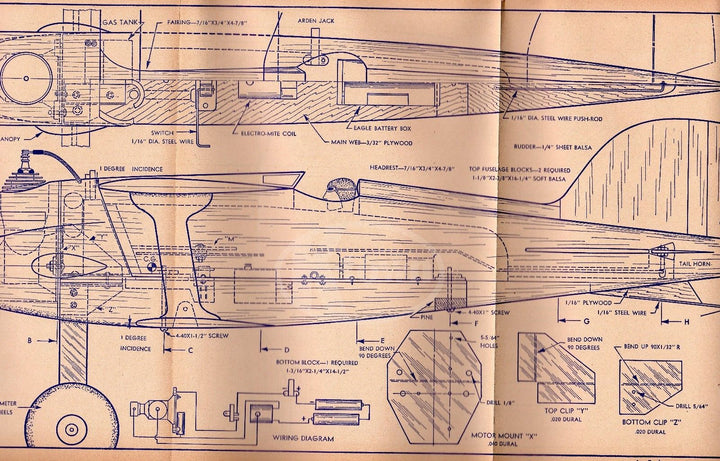 AIR TRAILS ANTIQUE GRAPHIC AVIATION MAGAZINE AIRBUS CUTAWAY AIRPLANE POSTER 1948 - K-townConsignments