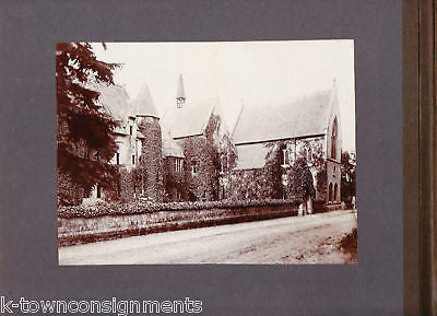 ENGLAND CHURCH INDIAN PRIESTS AUTOGRAPHS DOGS GOLF TENNIS ANTIQUE PHOTO ALBUM - K-townConsignments